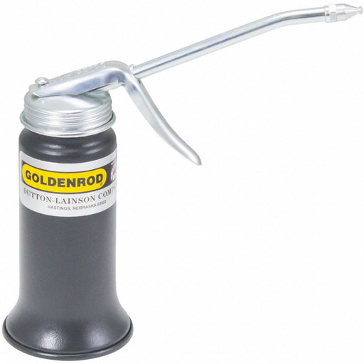 Goldenrod 600 Oiler, Pistol Operator, 6 fl oz Overall Capacity, Rigid, 5 in Spout Lg, 6 in Can Ht
