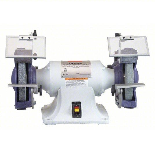 Redwood RW38UK60 Bench Grinder For 8 in Max. Wheel Dia., 36/60 Grinding Wheel Grit, 5/8 in Arbor Size