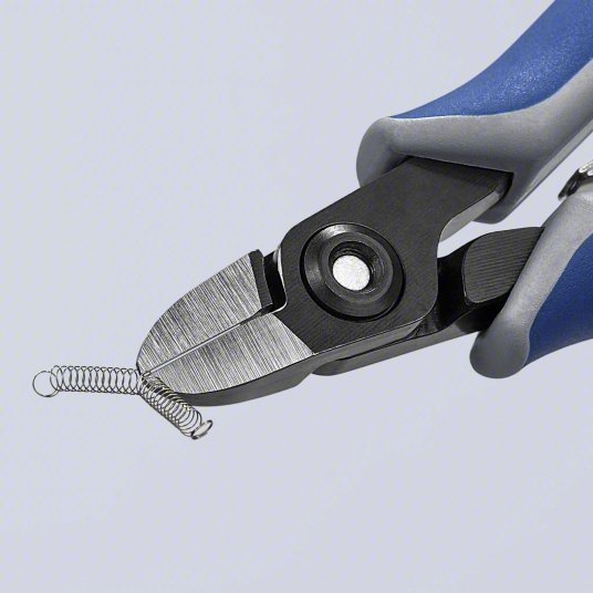 Knipex 79 12 125 Diagonal Cutting Plier Uninsulated, Std, Oval, 5 in Overall Lg, 3/8 in Jaw Lg, 1/2 in Jaw Wd
