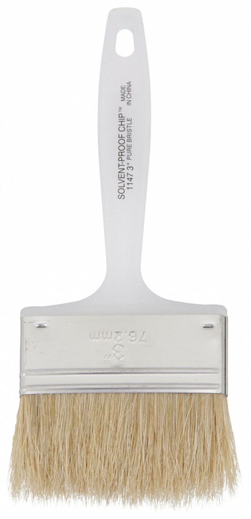Wooster 1147-3 Paint Brush, Chip Brush, 3 in, Natural, China Hair PK24