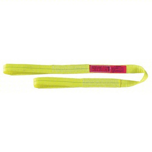 McMaster 3383T431 Flat-Eye Web Sling, 2" Wide, 4950 lbs. Choker Capacity, 5ft Polyester Fabric