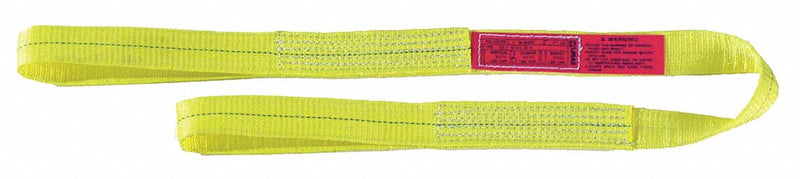 Lift-All EE1801DFX8 Web Sling, Type 3, Polyester, 8 ft Sling Lg, 8 1/2 in Eye Lg, 1 Plies