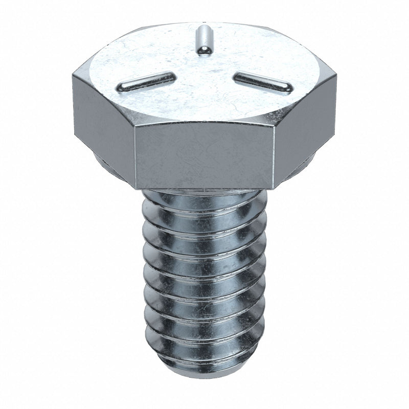 Approved Vendor U01200.025.0050 Hex Head Cap Screw, Steel, Grade 5, Zinc-Plated, 1/4"-20, Coarse, 1/2 in lg, Fully Threaded, 100 PK