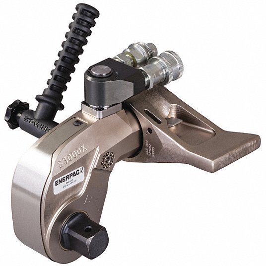 Enerpac S3000X Square Drive Hydraulic Torque Wrench, 3225 ft. lbs. Torque, 1 in. Square Drive