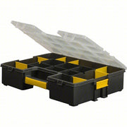 Stanley STST14027 Adjustable Compartment Box 16 3/4 in x 13 in x 3 3/8 in, Black/Yellow, 14 Compartments