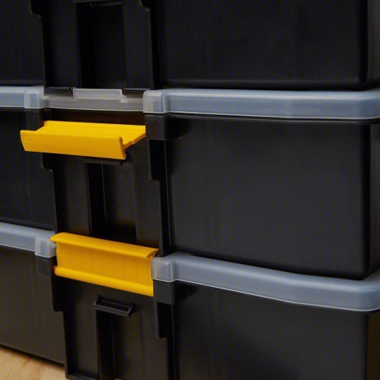Stanley STST14027 Adjustable Compartment Box 16 3/4 in x 13 in x 3 3/8 in, Black/Yellow, 14 Compartments