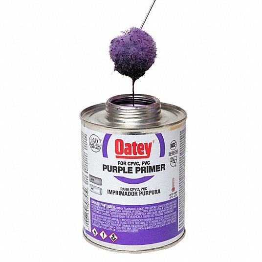 Oatey 30757 Primer, Low VOC, 16 oz., Purple