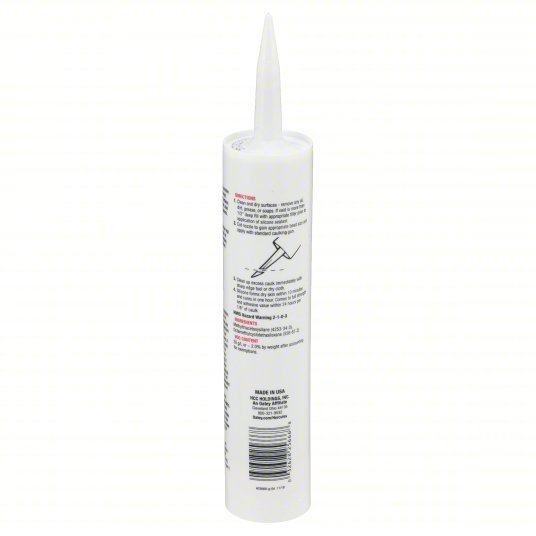 Hercules 25666 Silicone Sealant High Temp, Red, 10 oz, Cartridge, 301% to 500% Elongation Range