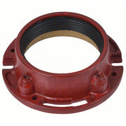 Oatey 42255 Toilet Flange, Red, Cast Iron, 4"