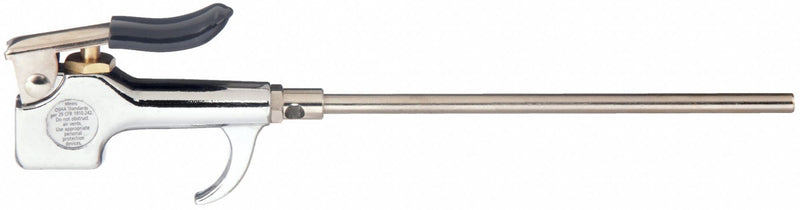 Guardair 970006S Thumb-Lever Air Gun, 6 in Extension w/ Venturi Safety Nozzle, 1/4 in FNPT, Cast Zinc, OSHA Compliant, 120 psi Max