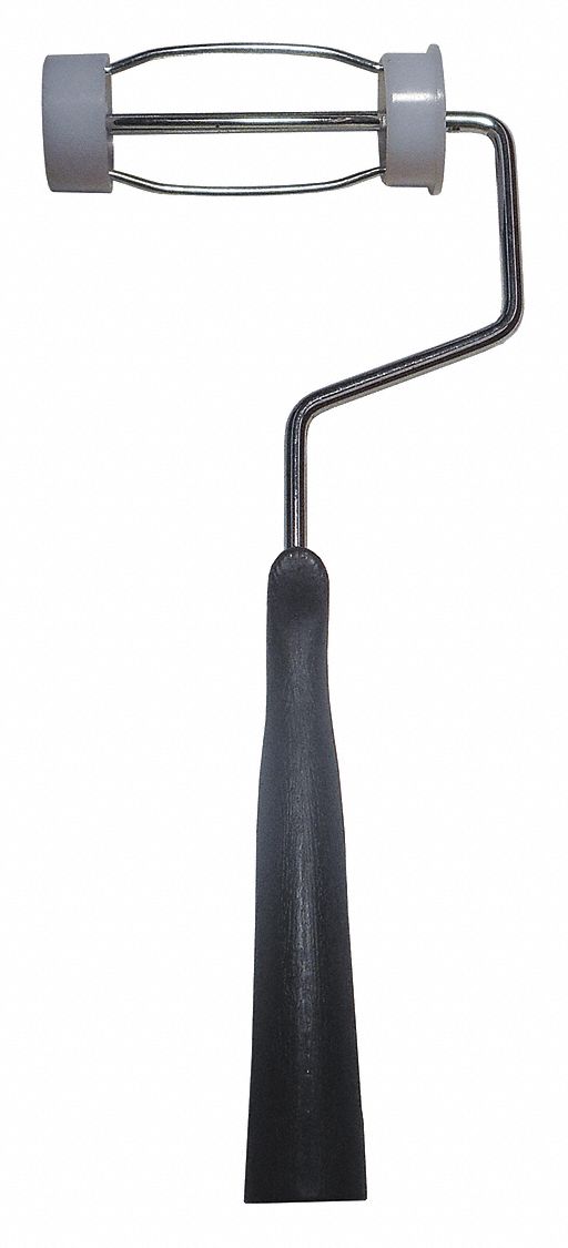 Michigan Brush R34001 Mini Paint Roller Frame, 4 in, Cage, Steel with End Caps