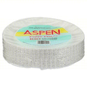 Aspen 20825 Paper, Plate, Round, 9", White, PK250
