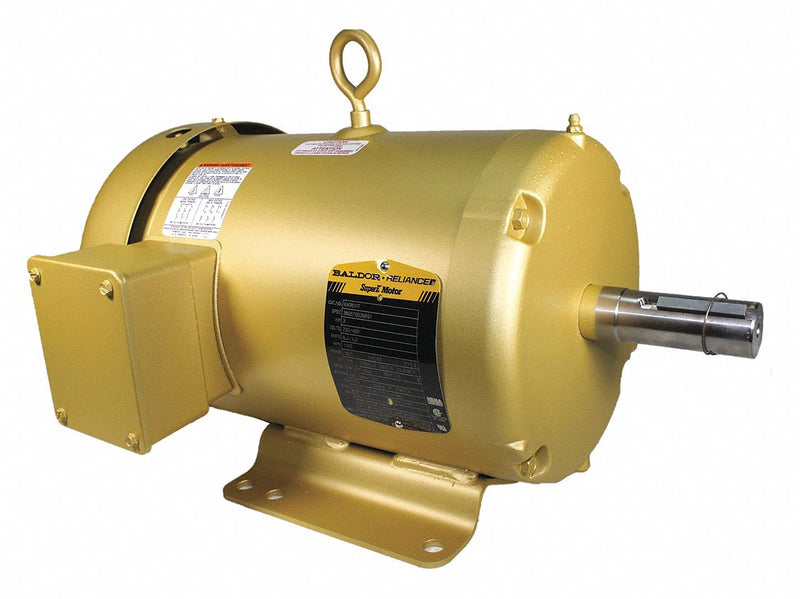 Baldor EM3611T General Purpose Motor, Rigid Base Mount, Totally Enclosed Fan Cooled, 3 hp, 208-230/460V AC