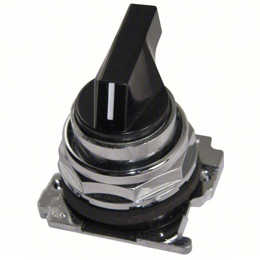 Eaton 10250T3011 Non-Illuminated Selector Switch Operator 30 mm Size, Metal, Lever, Maintained / Maintained, 1