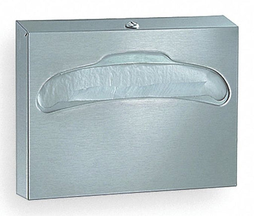 Bradley 583-000000 Toilet Seat Cover Dispenser, Stainless Steel