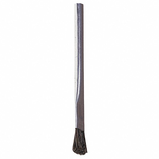 Redwood RW1VAH8 Flux Brush Black/Silver, Horsehair Bristle Material, 24 PK