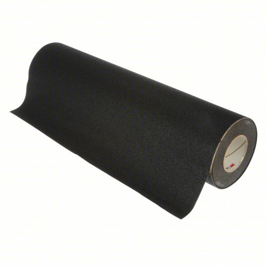 3M Safety Walk 610 Anti-Slip Tape Coarse, 60 Grit Size, Solid, Black, 6 in x 60 ft, 28 mil Tape Thick, Rubber
