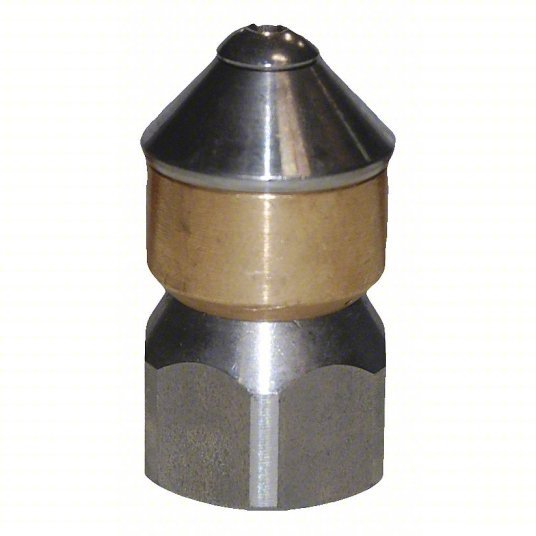 AL0124722620 Sewer Nozzle 5 Nozzle Size, 3,600 psi, 5 gpm, 2500-4999 psi/5000 to 6000 psi