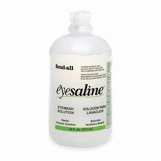Honeywell 32-000454-0000-H5 Replacement Eye Wash Bottle, 16 oz.