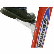 Werner T6202 Step Stool 2 Steps, 2 ft Overall Ht, 300 lb Load Cap, Fiberglass, 2 ft Standing Ht