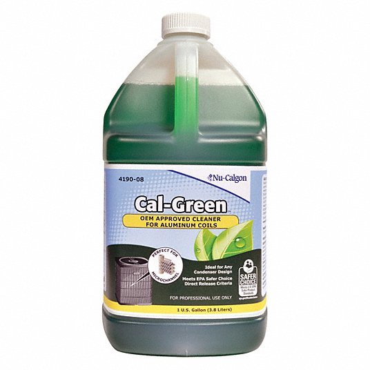 Nu-Calgon 4190-08 Condenser Cleaner, Liquid, 1 gal, Straw