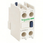 Schneider LADN11 Auxiliary Contact Block 1NO/1NC, 10 A Max Current (AC), Front Mount
