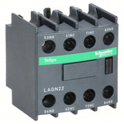 Schneider LADN22 Auxiliary Contact Block 2NO/2NC, 10A Max Current (AC), Front Mount - Redwood.KV3DB62