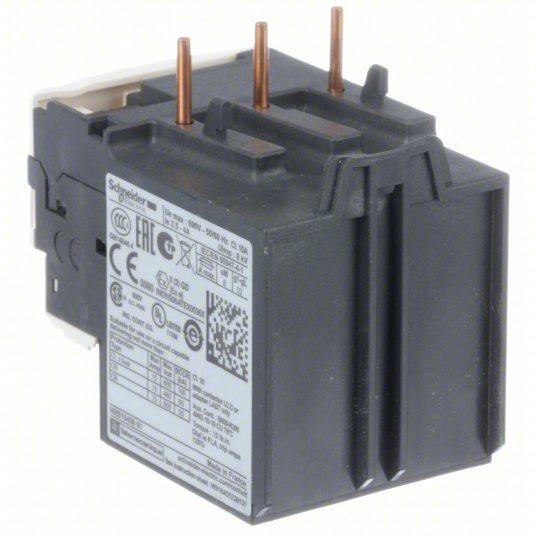 Schneider LRD08 Overload Relay Thermal Protection, 3 Poles, 2.5 A – 4 A