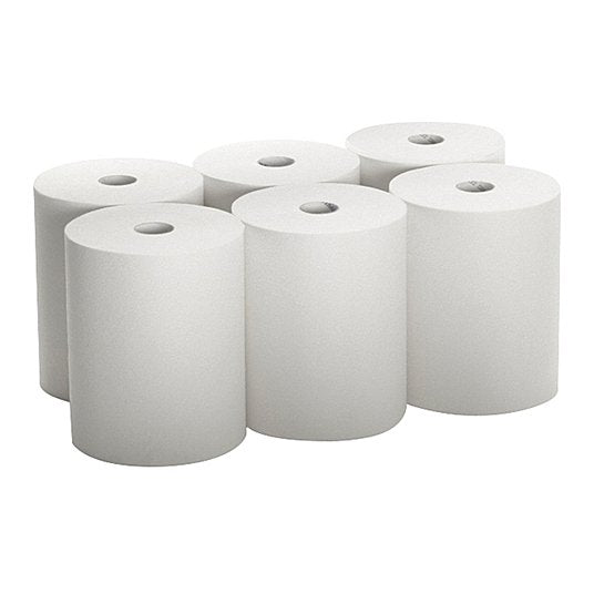 Georgia-Pacific 89470 Paper Towel Roll White, 10 in Roll Wd, 800 ft Roll Lg, Continuous Sheet Lg, 6 PK