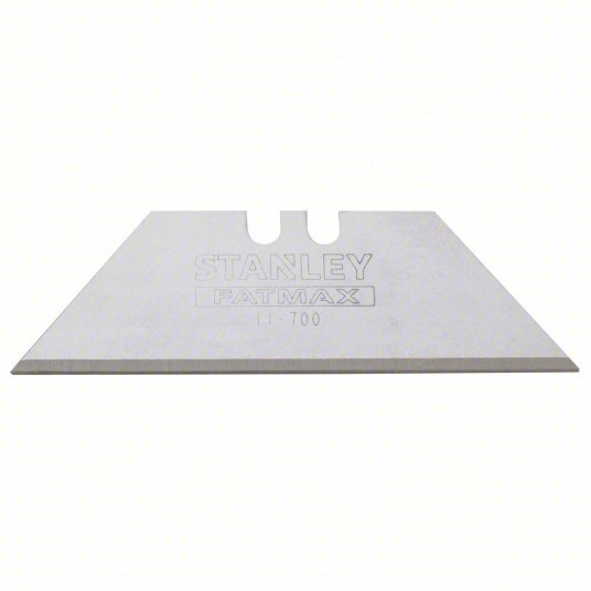 Stanley 11-700L Utility Blade 2 7/16 in Blade Lg, 3/4 in Blade Wd, 0.03125 in Blade Thick, Steel, 50 PK
