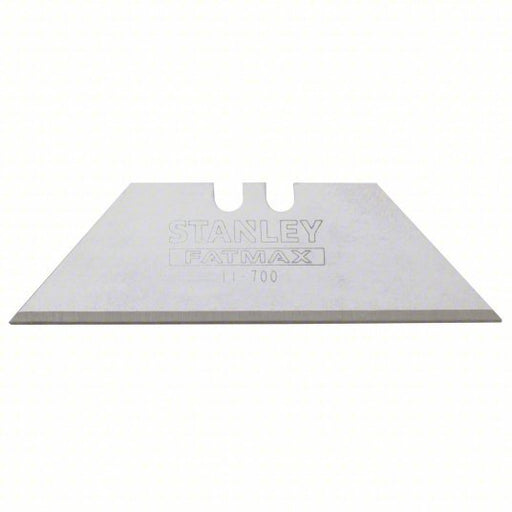 Stanley 11-700L Utility Blade 2 7/16 in Blade Lg, 3/4 in Blade Wd, 0.03125 in Blade Thick, Steel, 50 PK
