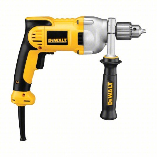 DeWalt DWD210G Drill 1/2 in Chuck Size, Keyed, 1,250 RPM Free Speed, 10 A Current, 120V AC, 4.9 lb Tool Wt