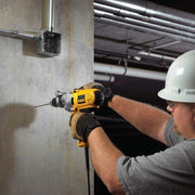 Dewalt DWD525K Hammer Drill Kit Corded, 1/2 in Chuck, 2, 7/16 in Concrete Capa, 3,500 RPM, 13 in Tool Len