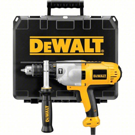 Dewalt DWD525K Hammer Drill Kit Corded, 1/2 in Chuck, 2, 7/16 in Concrete Capa, 3,500 RPM, 13 in Tool Len