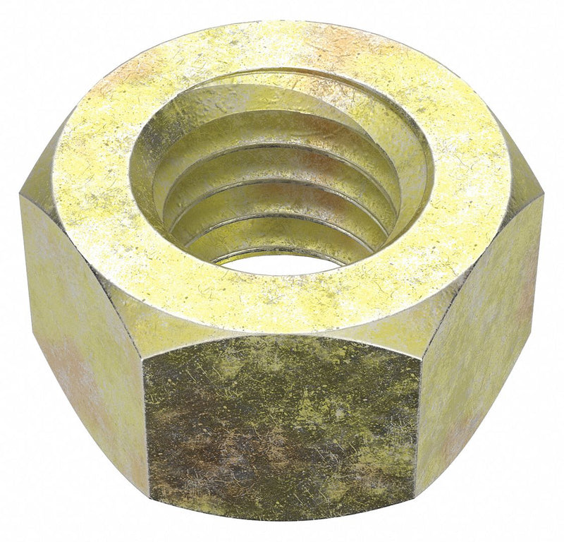 Approved Vendor U04122.037.0001 Hex Nut, Std Hex, 3/8"-16 Thread, 9/16 in Hex Wd, 21/64 in Hex Ht, Steel, Grade 8, Std, 100 PK