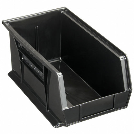 Akro-Mils 30240BLACK Hang and Stack Bin Black 8-1/4x14-3/4x7 in