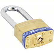 Master Lock 6KALJ Padlock 2 1/2 in Vertical Shackle Clearance, 15/16 in Horizontal Shackle Clearance, A690 Key, Steel