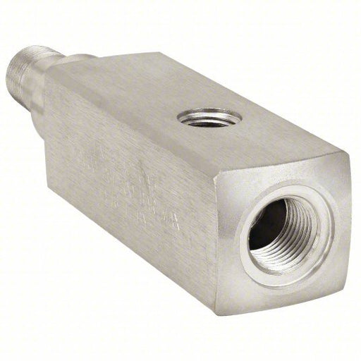 Enerpac GA3 Gauge Adapter Gauge Port 1/4 in Female NPTF, Hose Port 3/8 in Female NPTF
