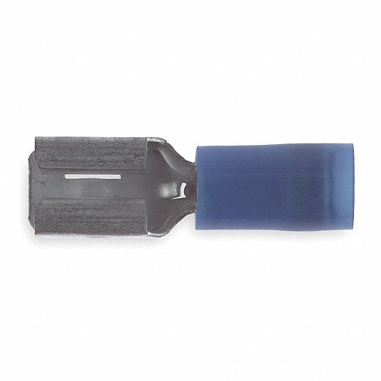 Sta-Kon RB14-250F Wire Disconnect Female Socket, Blue, Nylon, Partial Coverage, 16 AWG – 14 AWG Wire Size
