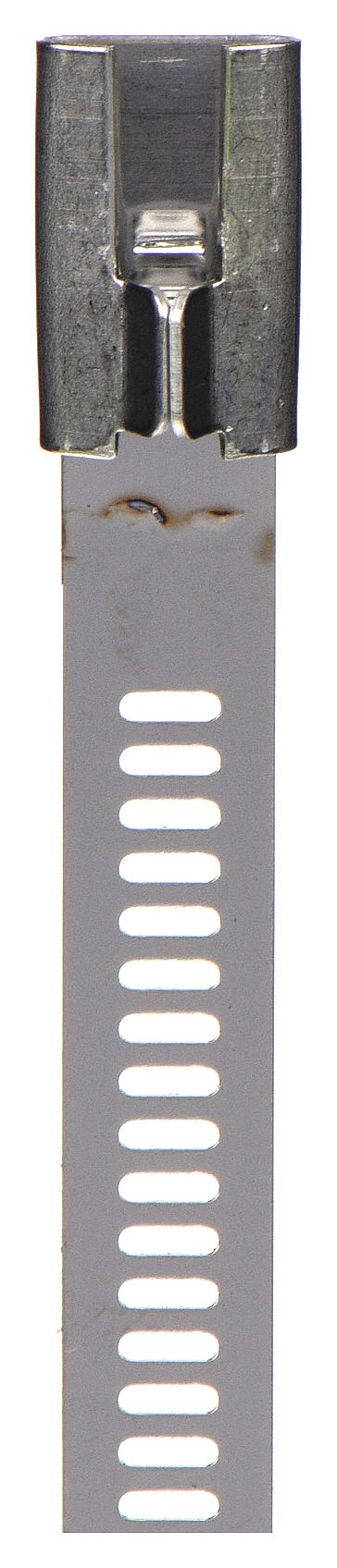 Ty-Rap TYS12-280-10 Cable Tie, 12 in Nominal Lg, 4 in Nominal Max. Bundle Dia., 0.29 in Wd, Silver, 10 PK