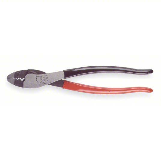Sta-Kon WT111M Crimper 10 AWG/12 AWG/14 AWG/16 AWG/18 AWG/20 AWG/22 AWG, 9 5/8 in Overall Lg, Manual