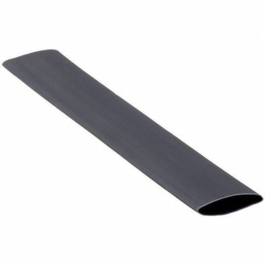 Shrink-Kon CPO50006 Shrink Tubing, 0.5in ID, Black, 6in, PK10