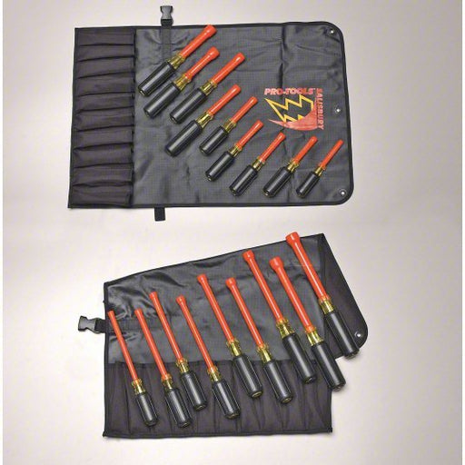 Salisbury S25922 Insulated Nut Driver Set, SAE, 3 In, 9 Pc