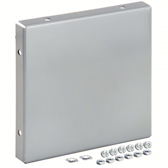 Square D LDB6CP Wireway Closure Plate: 16 ga Gauge, 1, Steel, Powder Coated