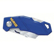 Irwin 2089100 Folding Utility Knife 4 in/5 3/4 in, Bi-Metal, Metal, 1 Blades Included, Includes Pocket Clip