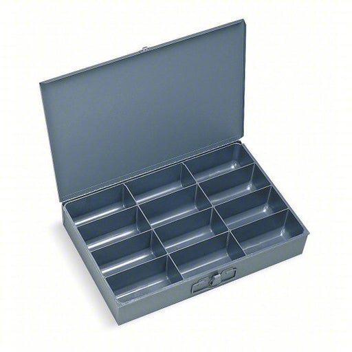 Durham 115-95-D568 Compartment Drawer 18 3/8 in x 12 1/2 in x 3 1/8 in, 3 1/16 in x 5 13/16 in x 2 15/16 in, Gray