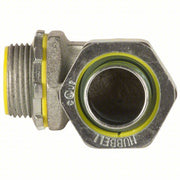 Raco 3543 Liquid-Tight Conduit Fitting Steel/Iron, 3/4 in Trade Size, Insulated, 90° Elbow