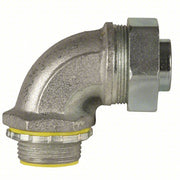 Raco 3543 Liquid-Tight Conduit Fitting Steel/Iron, 3/4 in Trade Size, Insulated, 90° Elbow