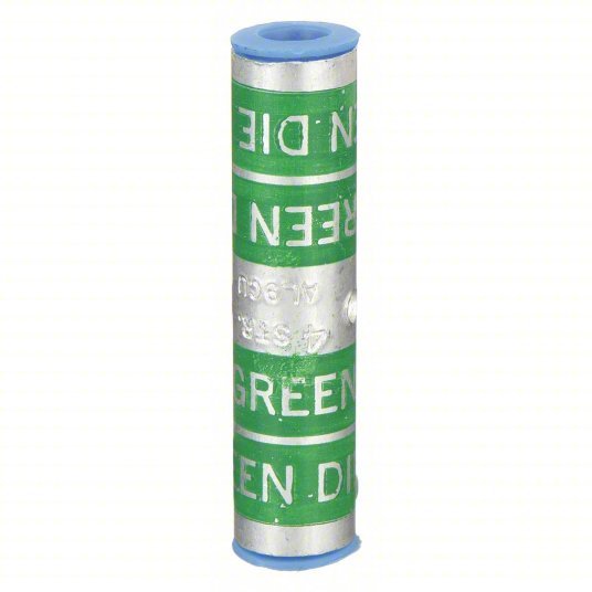 Thomas & Betts 60512 Long-Barrel Splice, Green Color, 4 AWG Max Wire Size
