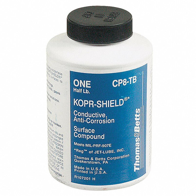 Thomas & Betts CP8-TB Anti Seize Compound, Copper Base, 8 Oz.